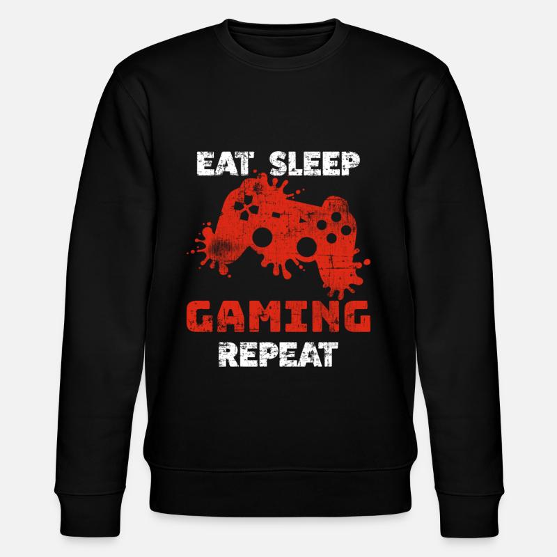 Gaming - Stanley/Stella Unisex Bio-Sweatshirt CHANGER  - Schwarz