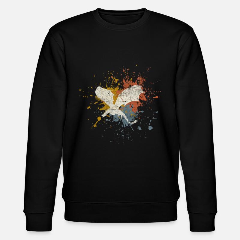 Drache - Stanley/Stella Unisex Bio-Sweatshirt CHANGER  - Schwarz