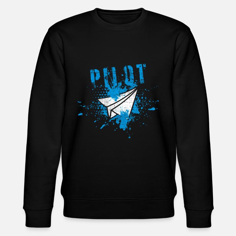 Pilot - Stanley/Stella CHANGER Unisex Organic Sweatshirt - black