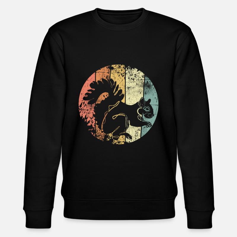 Squirrel - Stanley/Stella CHANGER Unisex Organic Sweatshirt - black