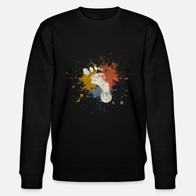 Fuß - Stanley/Stella Unisex Bio-Sweatshirt CHANGER  - Schwarz