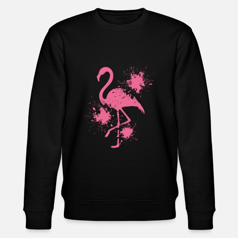 flamingo - Stanley/Stella CHANGER Unisex Organic Sweatshirt - black