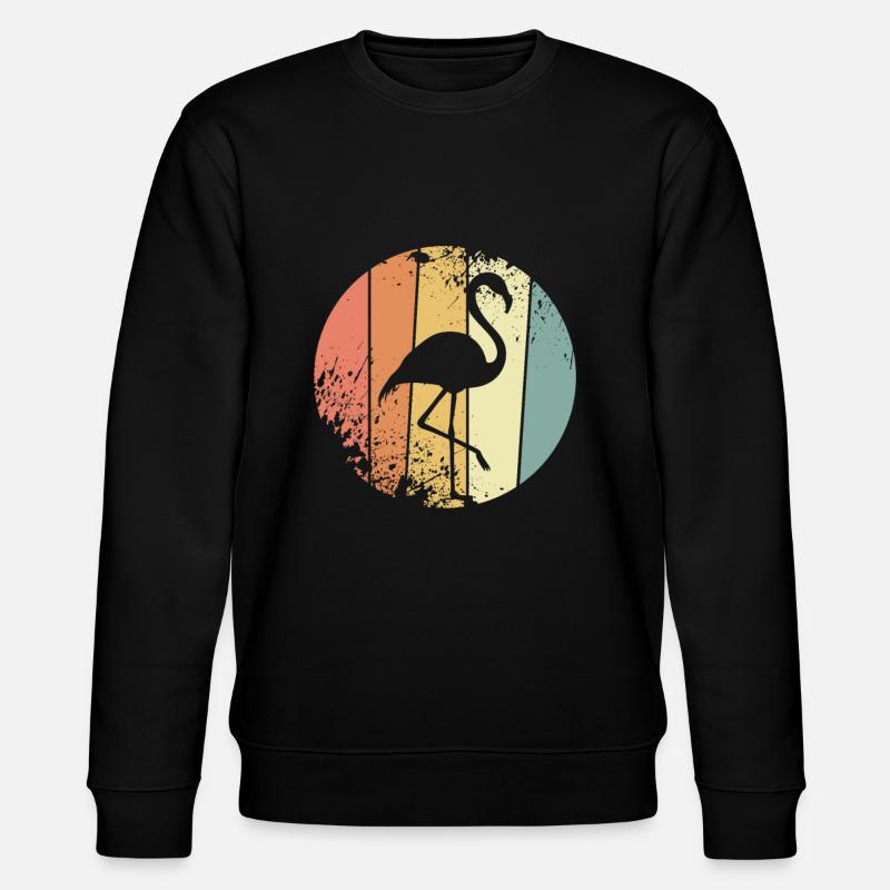 flamingo - Stanley/Stella CHANGER Unisex Organic Sweatshirt - black