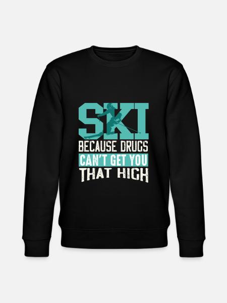 Ski - Stanley/Stella Unisex Bio-Sweatshirt CHANGER - Schwarz
