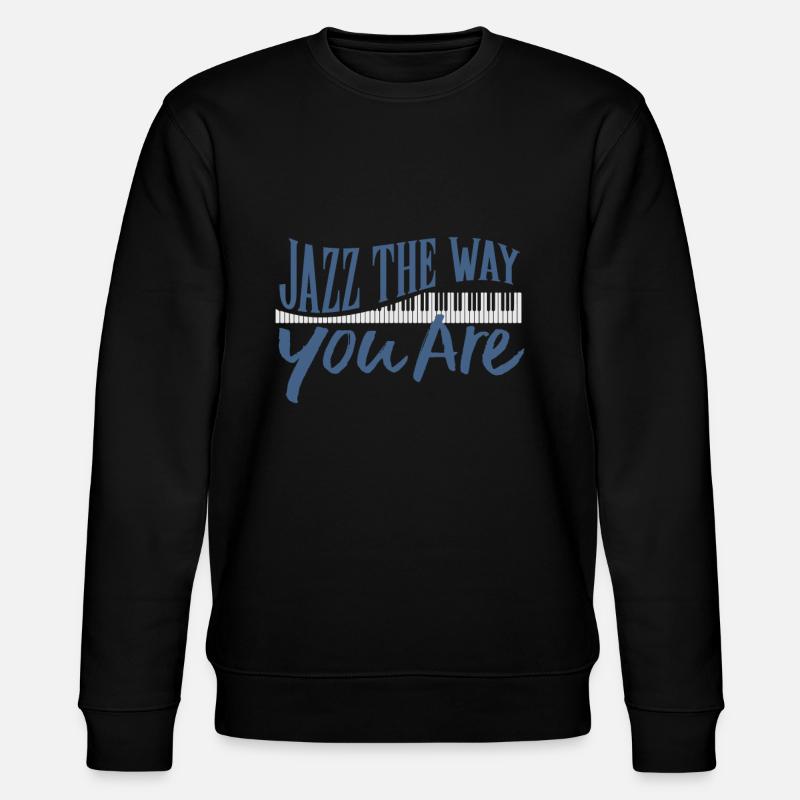 Jazz Klavier - Stanley/Stella Unisex Bio-Sweatshirt CHANGER - Schwarz