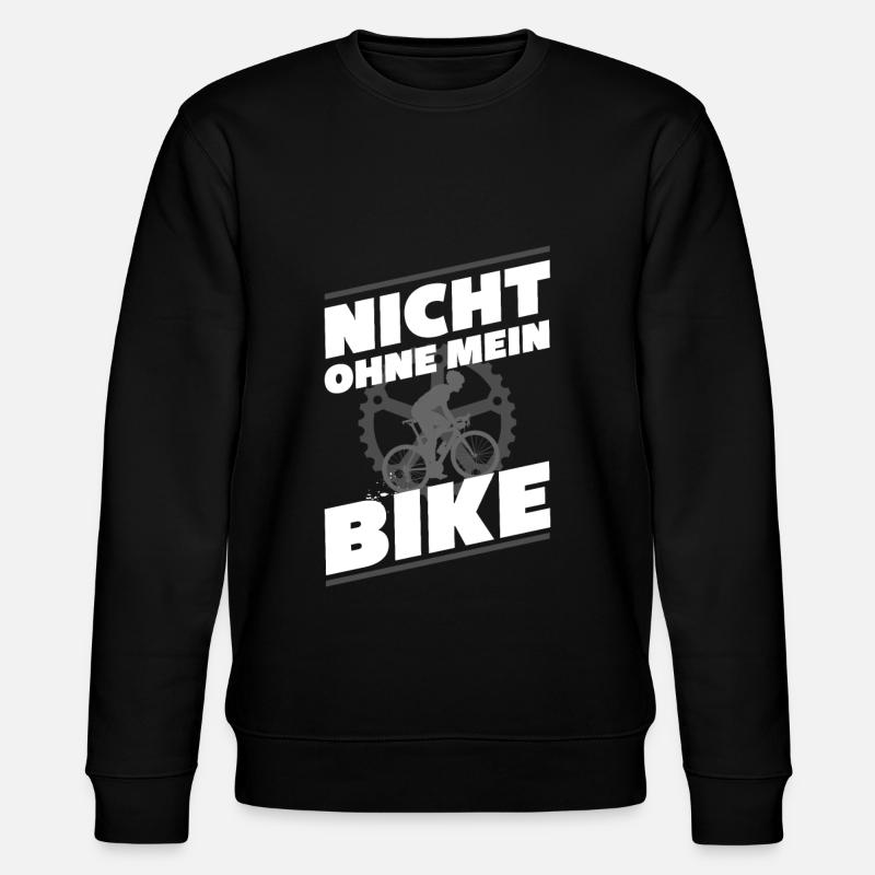 Rennrad - Stanley/Stella Unisex Bio-Sweatshirt CHANGER  - Schwarz