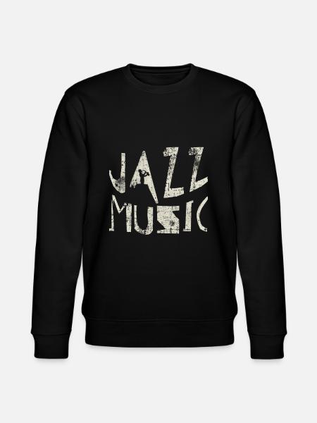 Jazz music - Stanley/Stella CHANGER Unisex Organic Sweatshirt - black