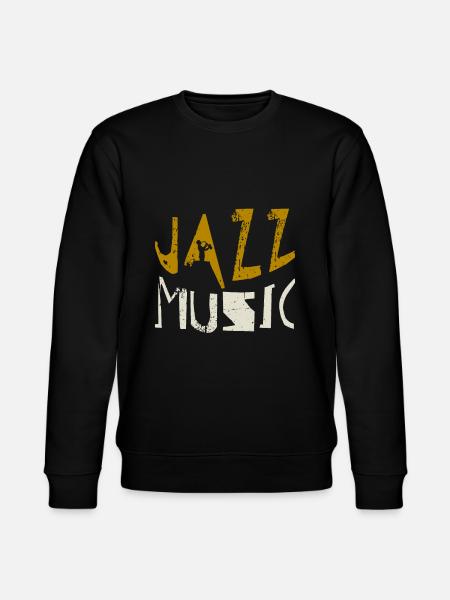 Jazz music - Stanley/Stella CHANGER Unisex Organic Sweatshirt - black