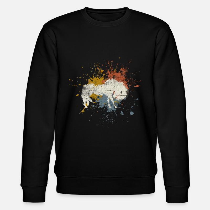 Pferd - Stanley/Stella Unisex Bio-Sweatshirt CHANGER - Schwarz