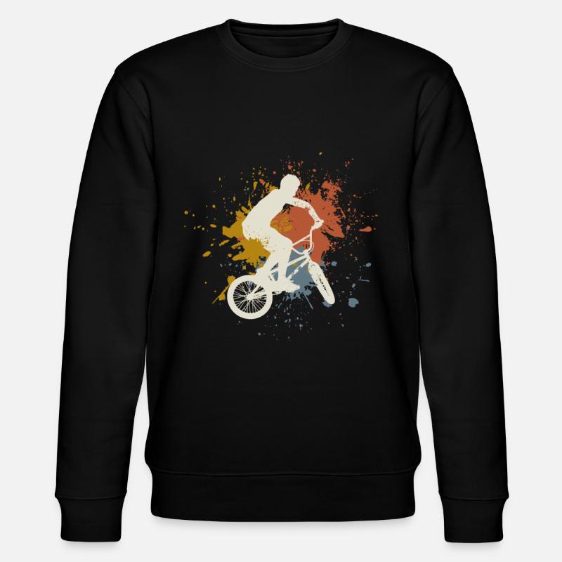 BMX rétro - Sweat bio CHANGER Stanley/Stella Unisexe - noir