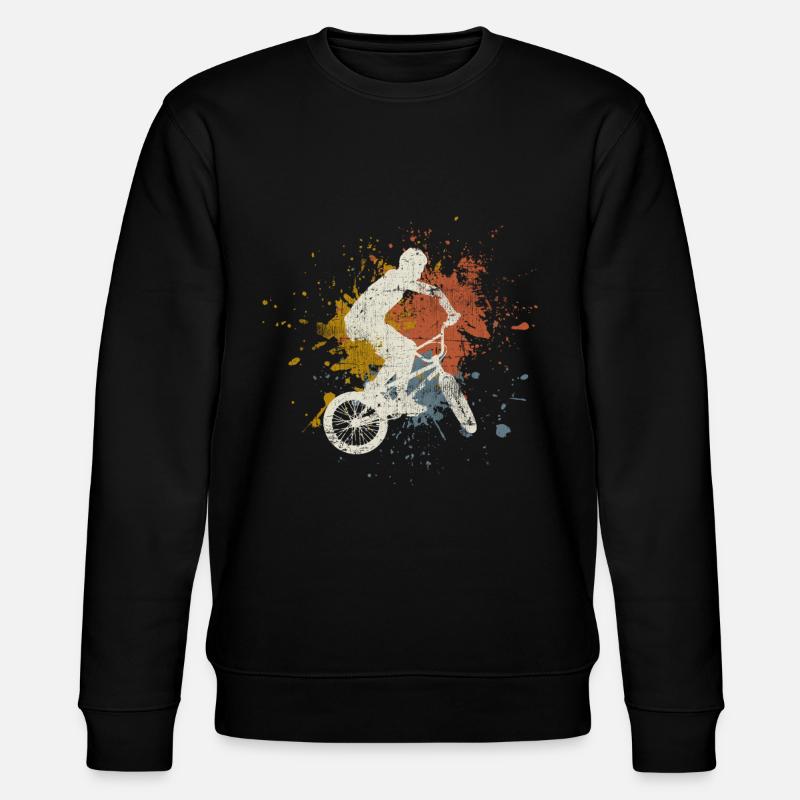 BMX rétro - Sweat bio CHANGER Stanley/Stella Unisexe - noir