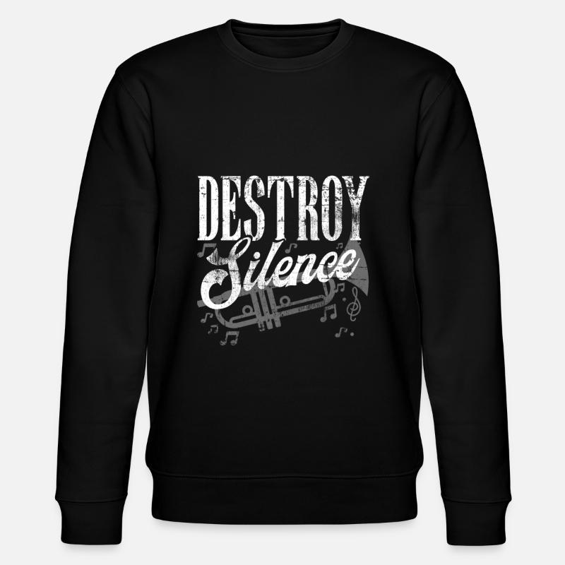 trompette - Sweat bio CHANGER Stanley/Stella Unisexe - noir