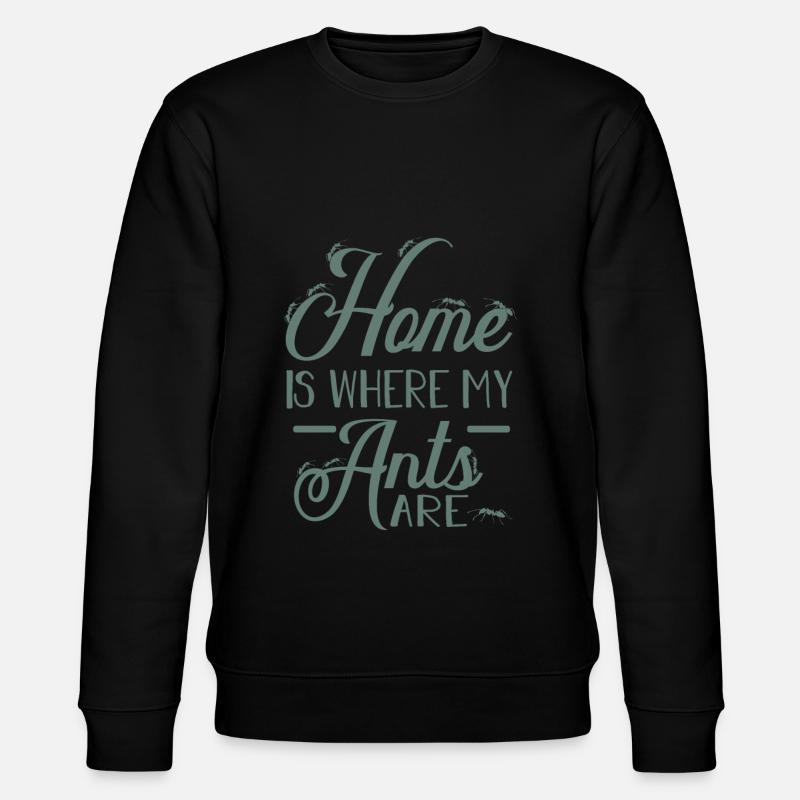 ants - Stanley/Stella CHANGER Unisex Organic Sweatshirt - black