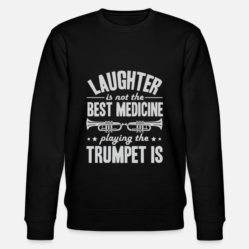 Trompette trompette - Sweat bio CHANGER Stanley/Stella Unisexe - noir