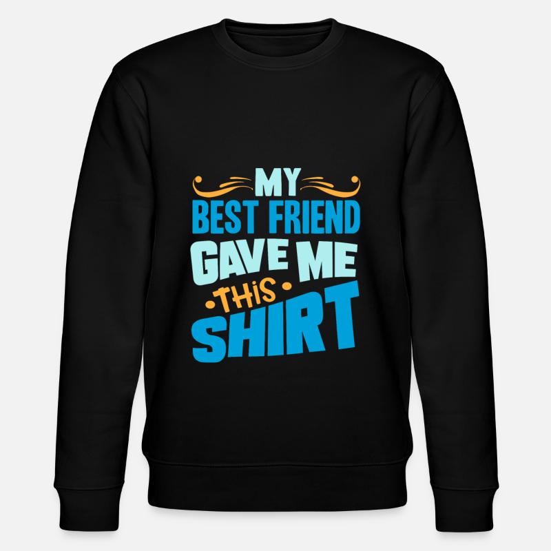 Bester Freund - Stanley/Stella Unisex Bio-Sweatshirt CHANGER  - Schwarz