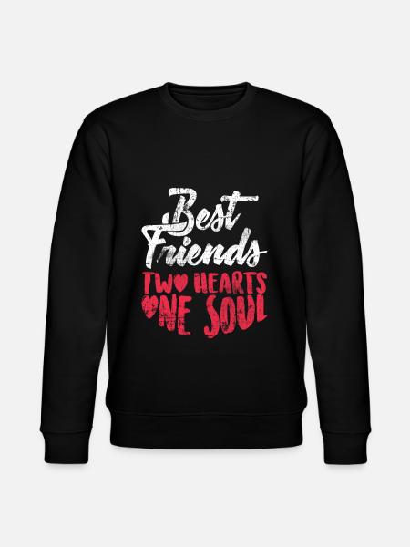 Best friends - Stanley/Stella CHANGER Unisex Organic Sweatshirt - black