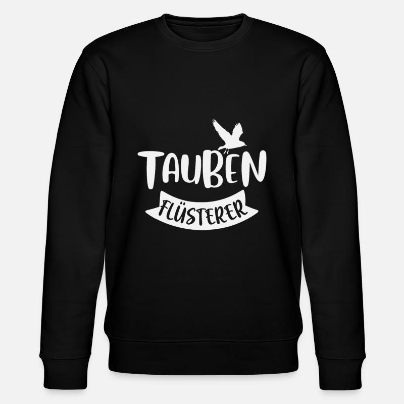 Tauben - Stanley/Stella Unisex Bio-Sweatshirt CHANGER - Schwarz
