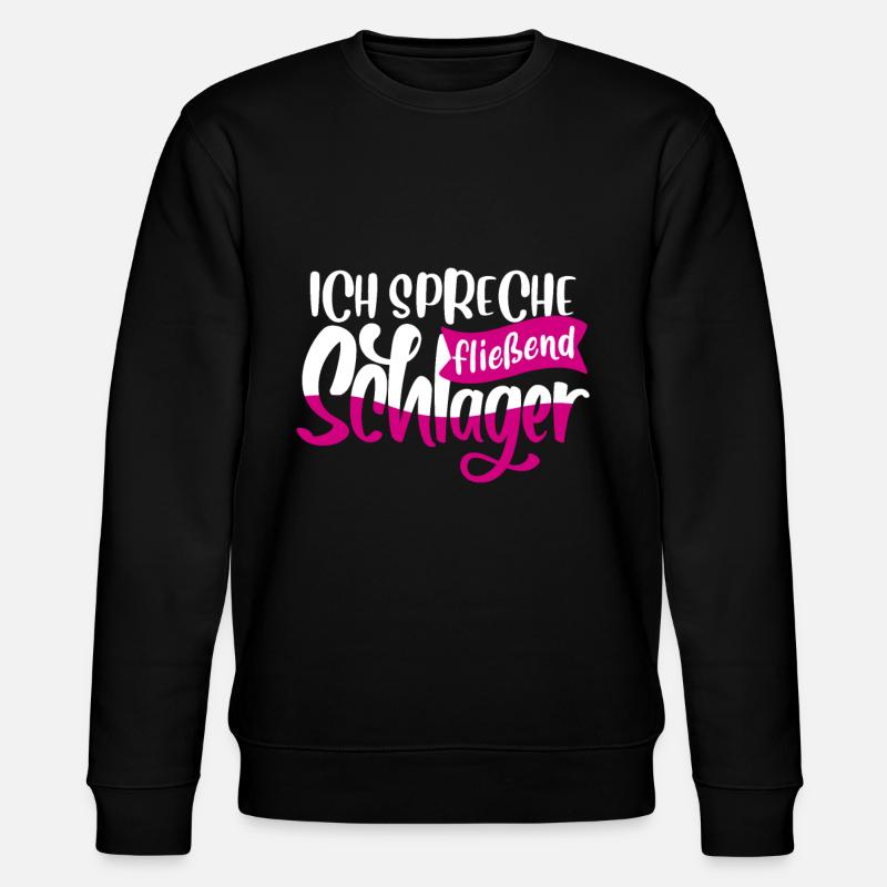 Schlager Schlagermusik - Stanley/Stella Unisex Bio-Sweatshirt CHANGER - Schwarz