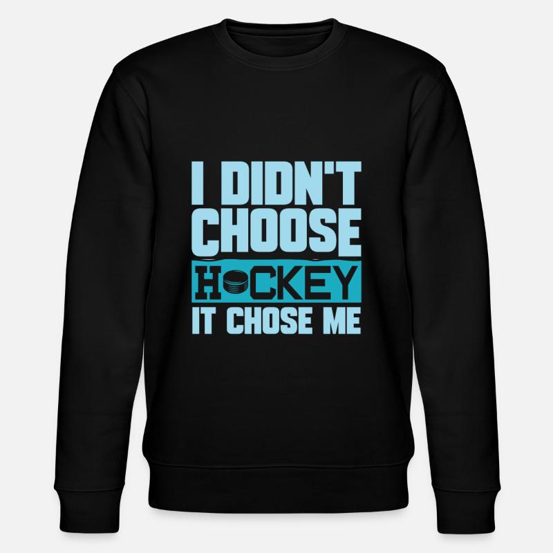 Eishockey - Stanley/Stella Unisex Bio-Sweatshirt CHANGER - Schwarz