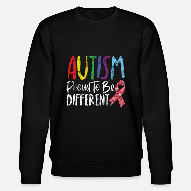 Autismus - Stanley/Stella Unisex Bio-Sweatshirt CHANGER  - Schwarz