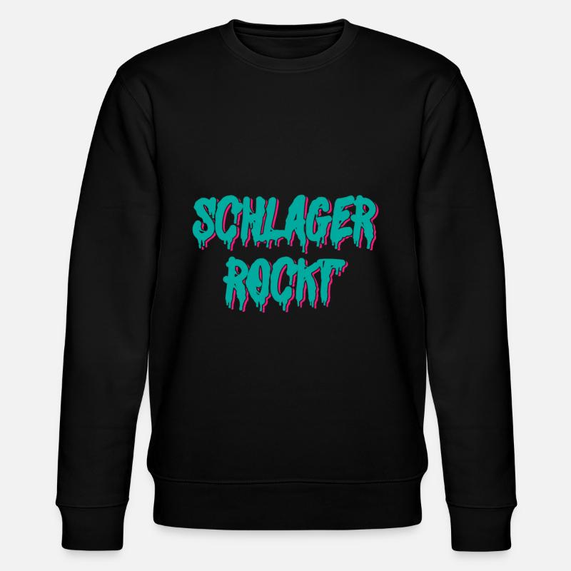 Schlager - Stanley/Stella Unisex Bio-Sweatshirt CHANGER  - Schwarz