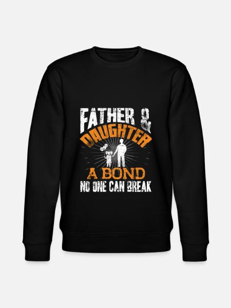 Dad and daughter - Stanley/Stella CHANGER Unisex Organic Sweatshirt - black
