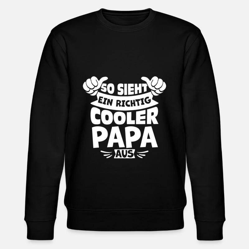 Cool dad - Stanley/Stella CHANGER Unisex Organic Sweatshirt - black