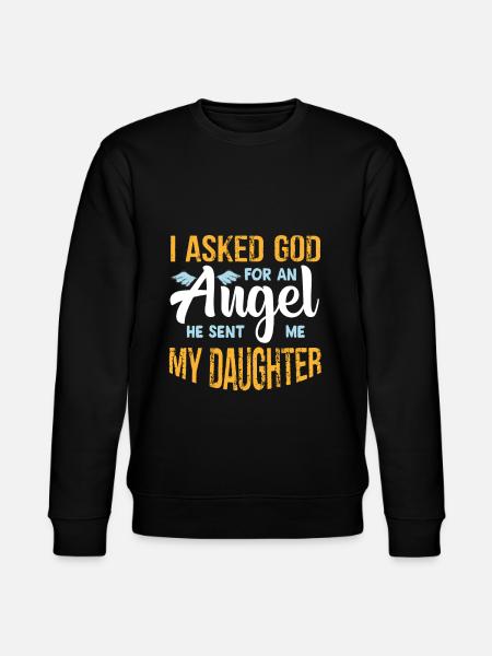 father and daughter - Stanley/Stella CHANGER Unisex Organic Sweatshirt - black