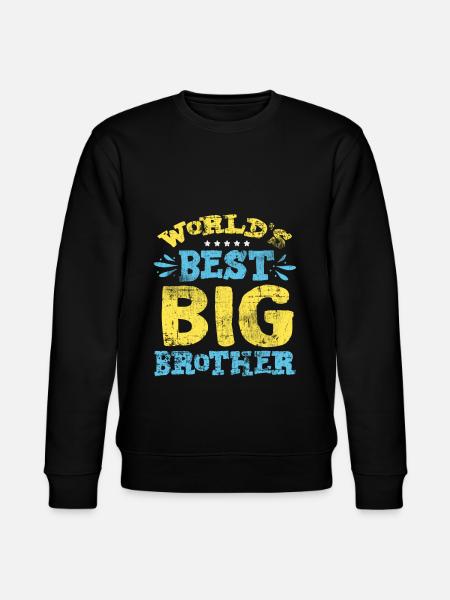 Beste Großer Bruder - Stanley/Stella Unisex Bio-Sweatshirt CHANGER - Schwarz