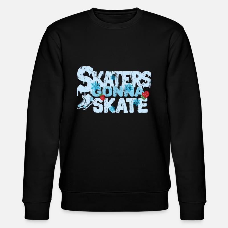 Patinage sur glace - Sweat bio CHANGER Stanley/Stella Unisexe - noir