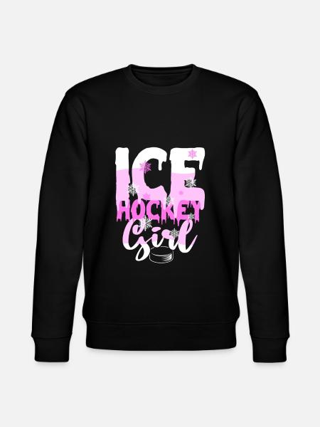 Eishockey Mädchen - Stanley/Stella Unisex Bio-Sweatshirt CHANGER - Schwarz