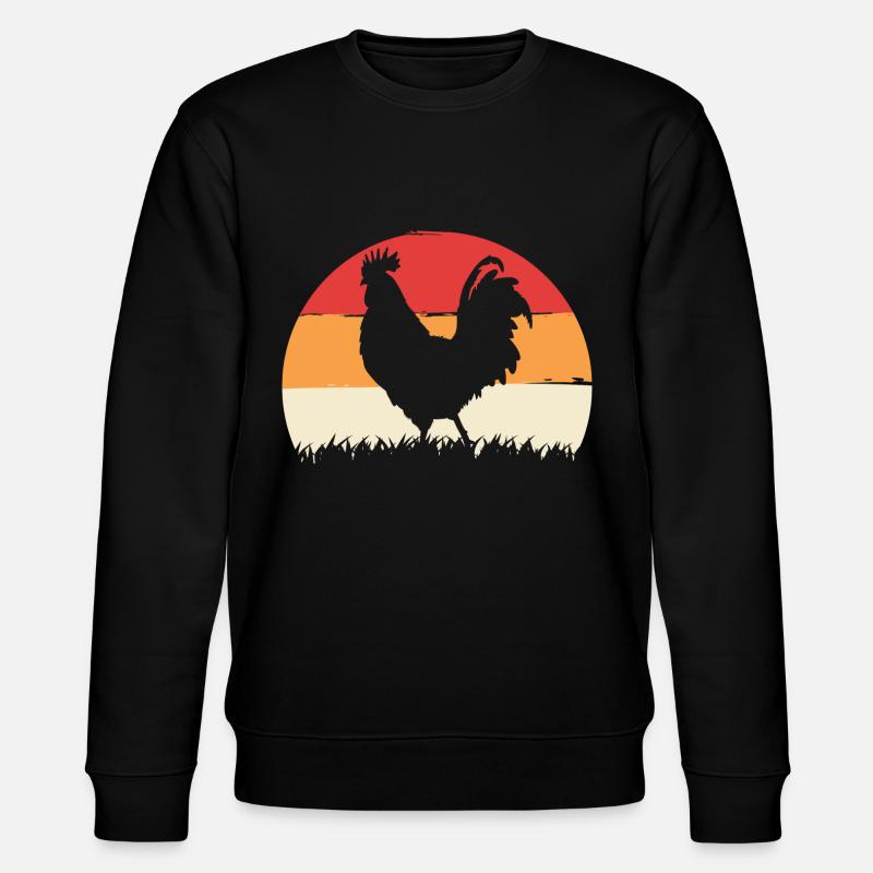 Hühnerflüsterer Chicken Whisperer - Stanley/Stella CHANGER Unisex Organic Sweatshirt - black