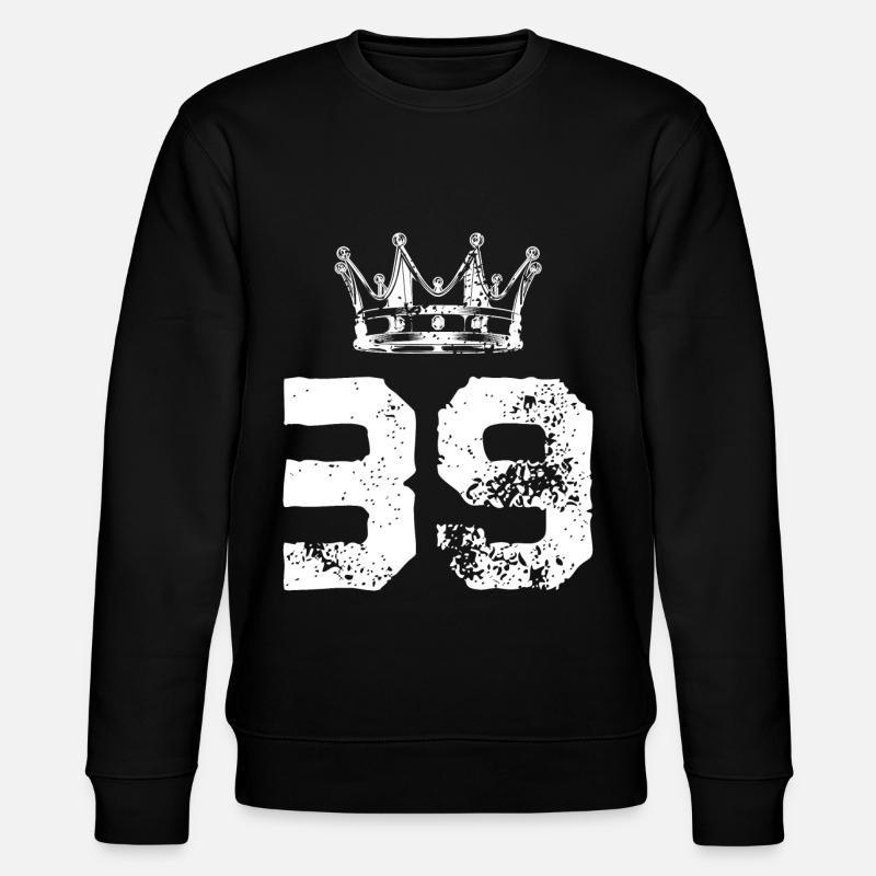39 Couronne numérique - Sweat bio CHANGER Stanley/Stella Unisexe - noir