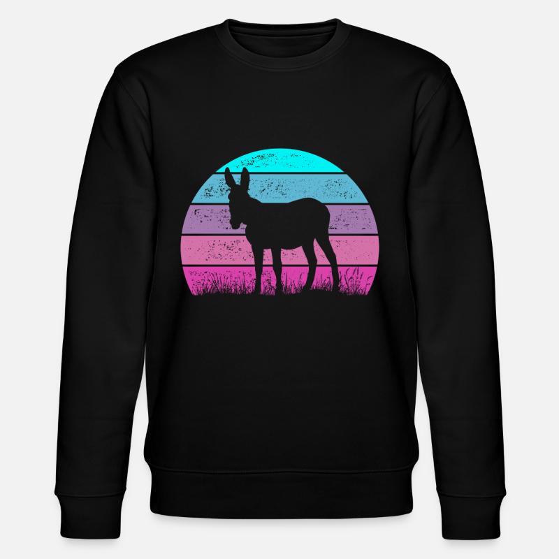 Mule d’âne - Sweat bio CHANGER Stanley/Stella Unisexe - noir