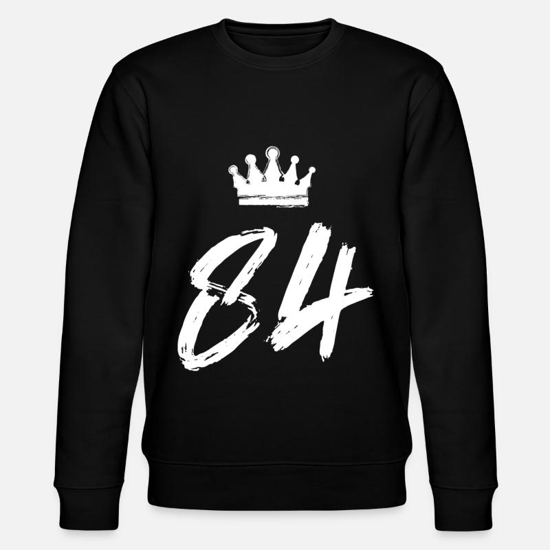 84 Couronne numérique - Sweat bio CHANGER Stanley/Stella Unisexe - noir