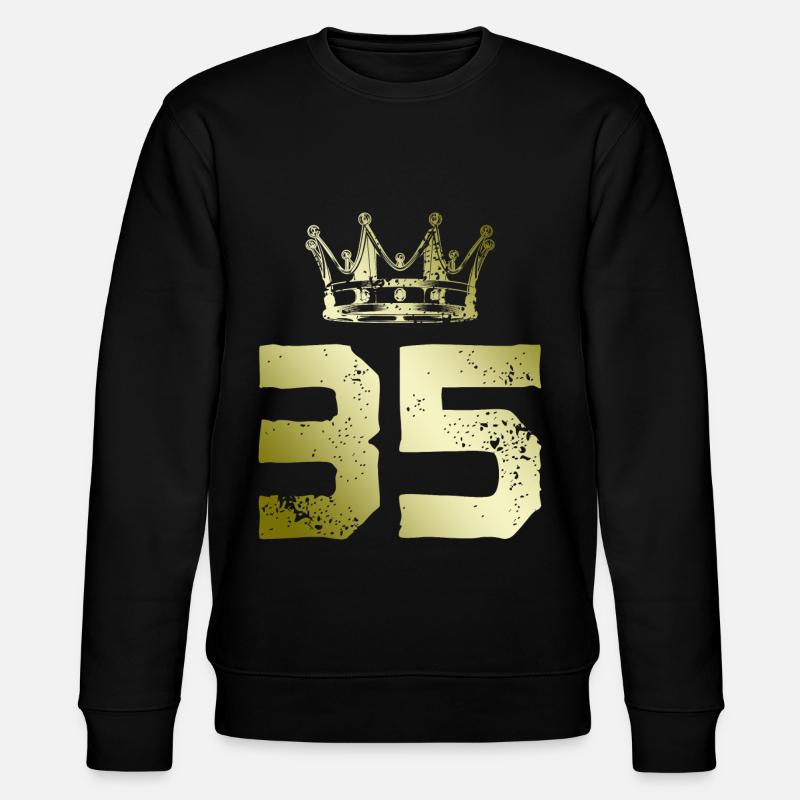 35 Couronne numérique - Sweat bio CHANGER Stanley/Stella Unisexe - noir