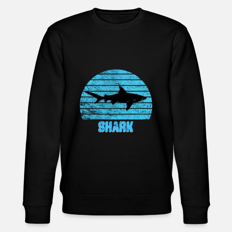 Shark - Stanley/Stella CHANGER Unisex Organic Sweatshirt - black