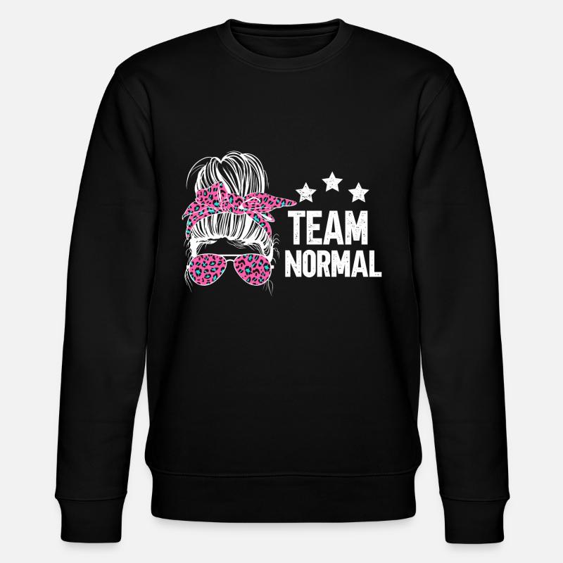 Team Normal - Stanley/Stella CHANGER Unisex Organic Sweatshirt - black