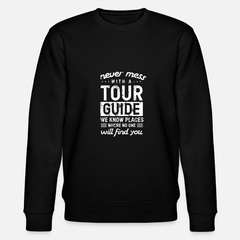Tour Guide - Stanley/Stella CHANGER Unisex Organic Sweatshirt - black