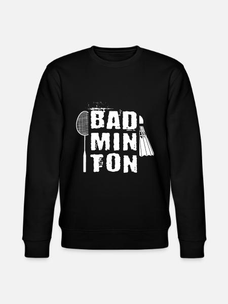 Badminton - Sweat bio CHANGER Stanley/Stella Unisexe - noir