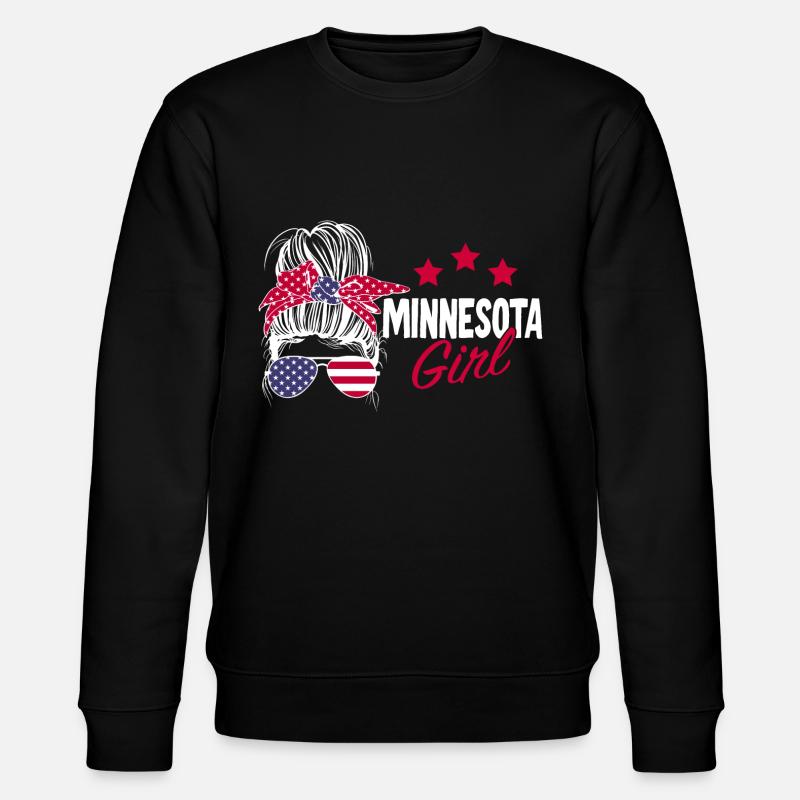 Minnesota - Sweat bio CHANGER Stanley/Stella Unisexe - noir