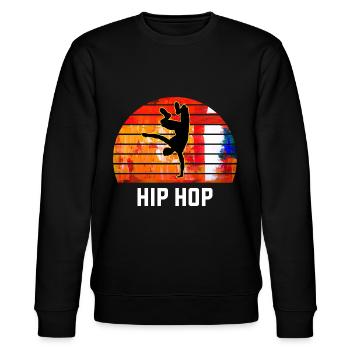 Hip Hop - Sweat bio CHANGER Stanley/Stella Unisexe - noir - Devant - Nik (191cm) & Marisol (170cm)