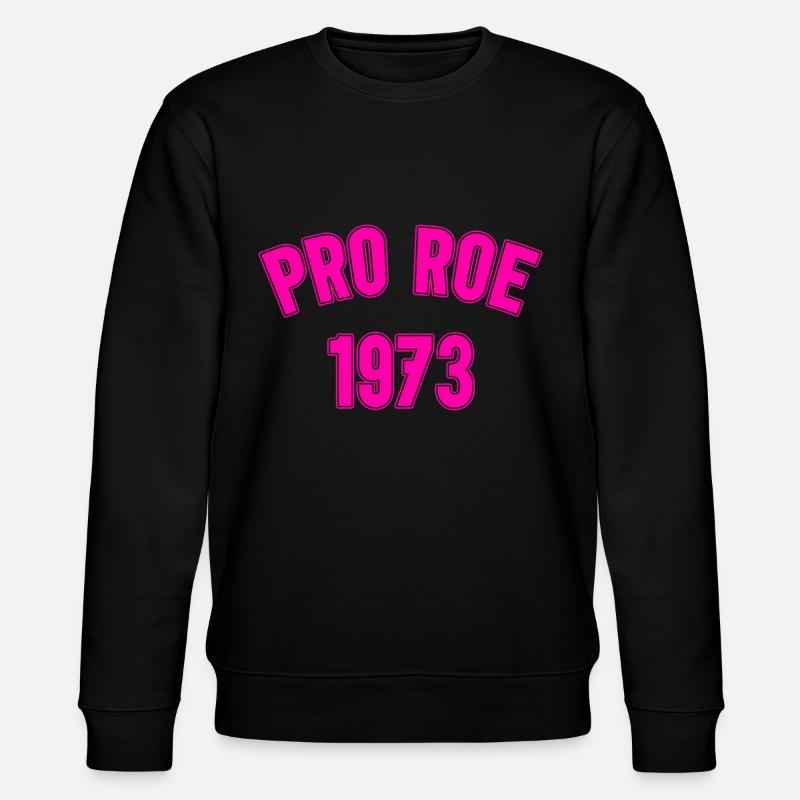 1973 Pro Roe - Stanley/Stella Unisex Bio-Sweatshirt CHANGER  - Schwarz