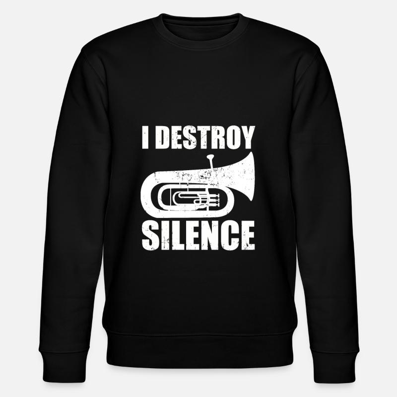 Tuba - Stanley/Stella Unisex Bio-Sweatshirt CHANGER  - Schwarz