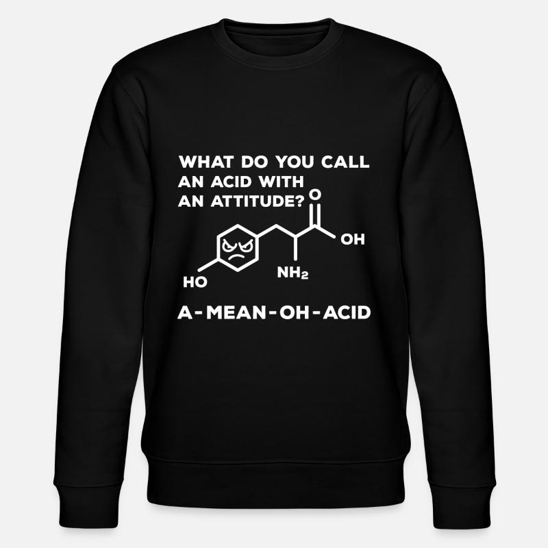 Biochimie des acides aminés - Sweat bio CHANGER Stanley/Stella Unisexe - noir