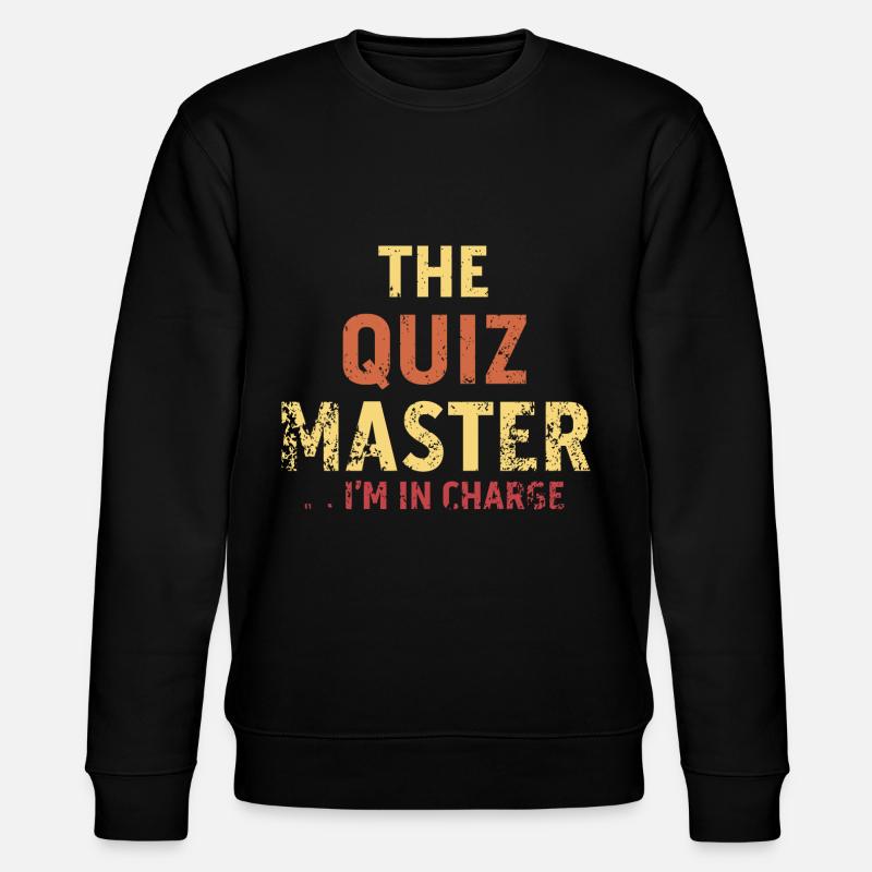 Quiz Master - Stanley/Stella CHANGER Unisex Organic Sweatshirt - black