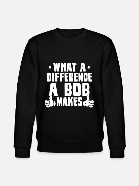 Quelle différence un Bob fait - Sweat bio CHANGER Stanley/Stella Unisexe - noir