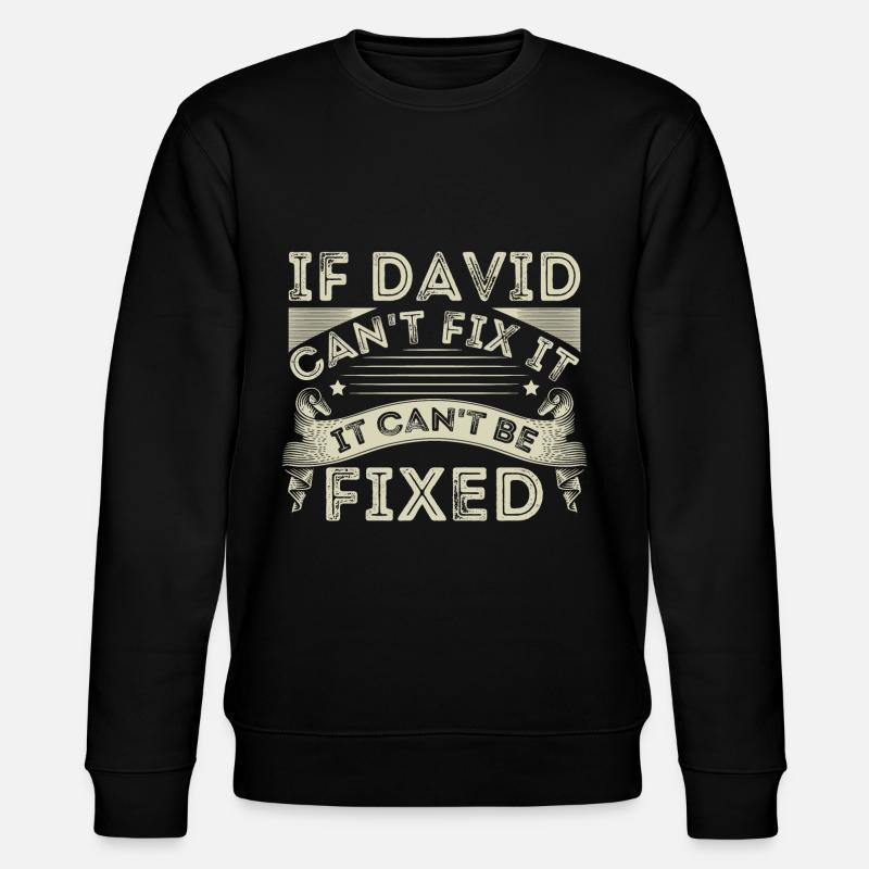 Jahrgang David - Stanley/Stella Unisex Bio-Sweatshirt CHANGER  - Schwarz