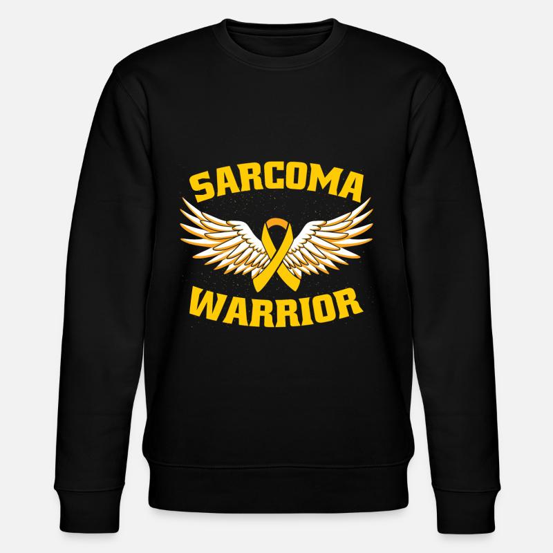 Sarcoma Warrior - Stanley/Stella CHANGER Unisex Organic Sweatshirt - black