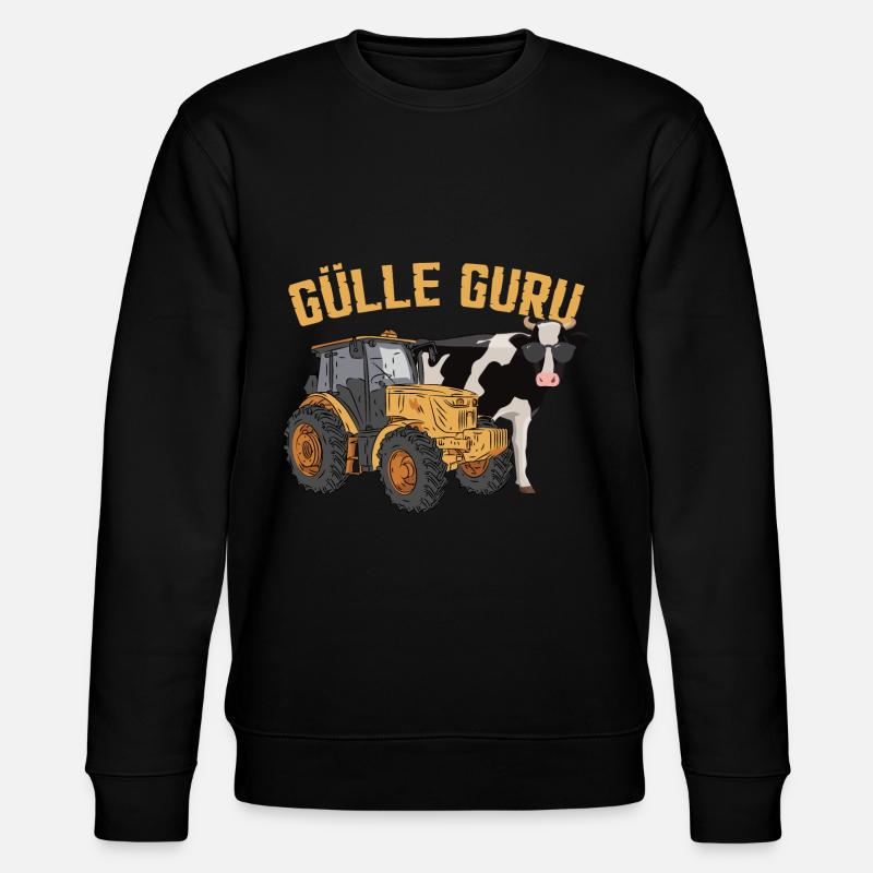 Gülle Guru - Stanley/Stella Unisex Bio-Sweatshirt CHANGER  - Schwarz